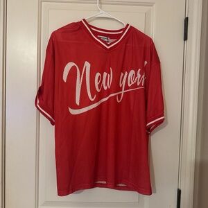 Princess Polly Scarlet Mesh Tee